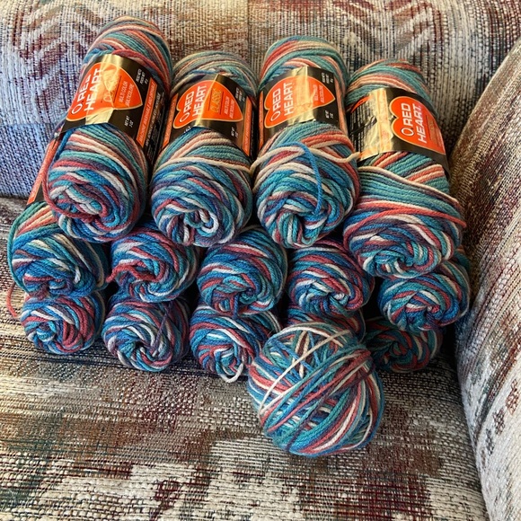 Other - (14) skein Red Heart Yarn Country Club